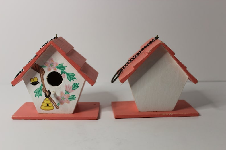 Bird House Small Birdhouse Garden Art Birdhouse Outdoor Birdhouse Whimsical Birdhouses Painted Birdhouse Unique Birdhouses