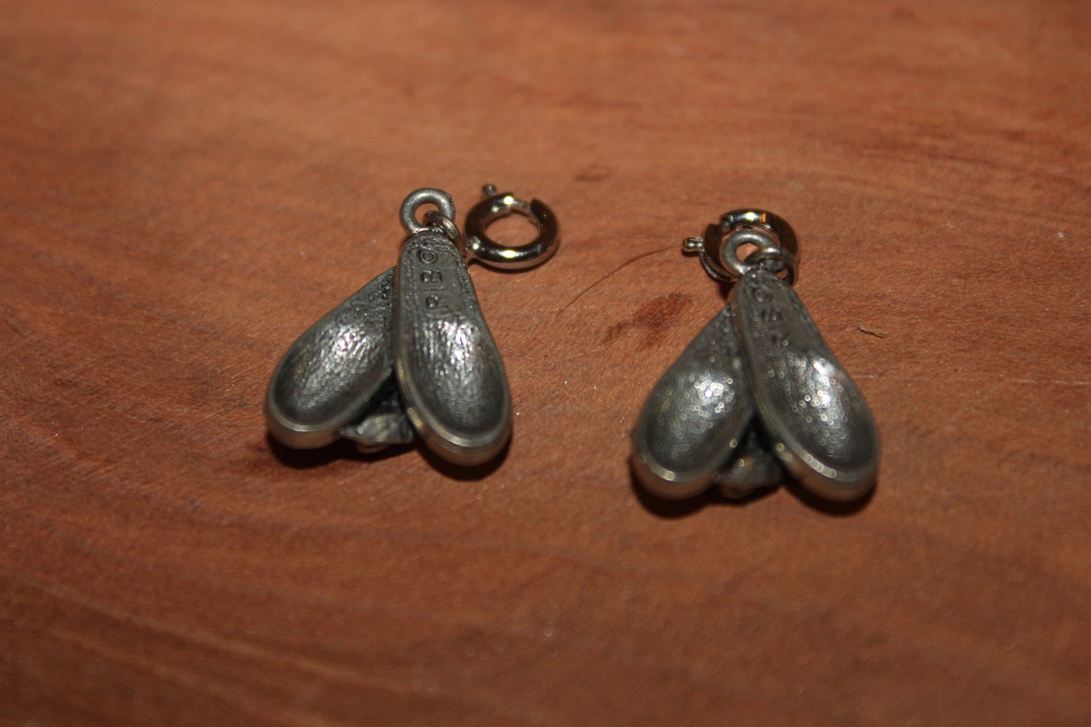 set of ballerina ballet shoes dangle charm pendant, ballet shoes zipper charm, ballet shoes purse clip, ballet shoes back pack c
