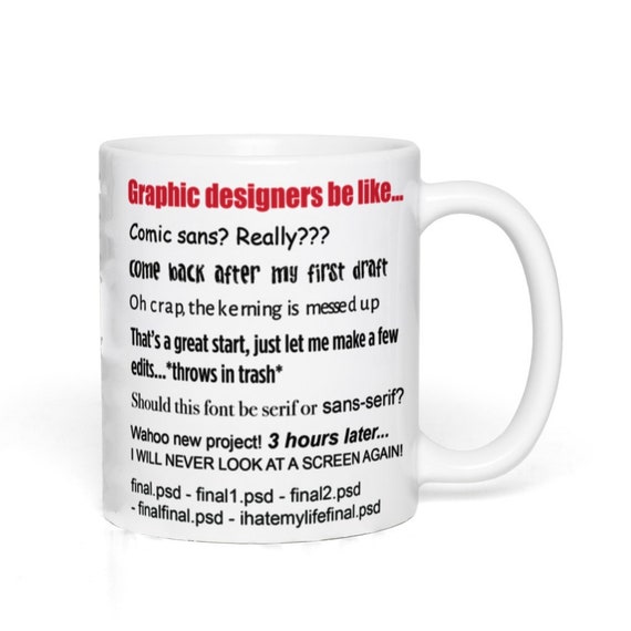 Funny Mug for Graphic Designer Gifts for Graphic Designers - Etsy Funny Mug for Graphic Designer Gifts for Graphic Designers - Etsy