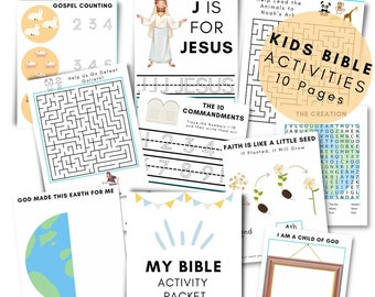 Bible study printable kid, sunday school, come follow me 2022, kids bible study, lds primary, bible busy book, kids sunday school, child god