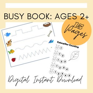 Preschool Learning Binder, Busy Book Printable, Toddler Busy Book, Homeschool Preschool Learning, Quiet Book