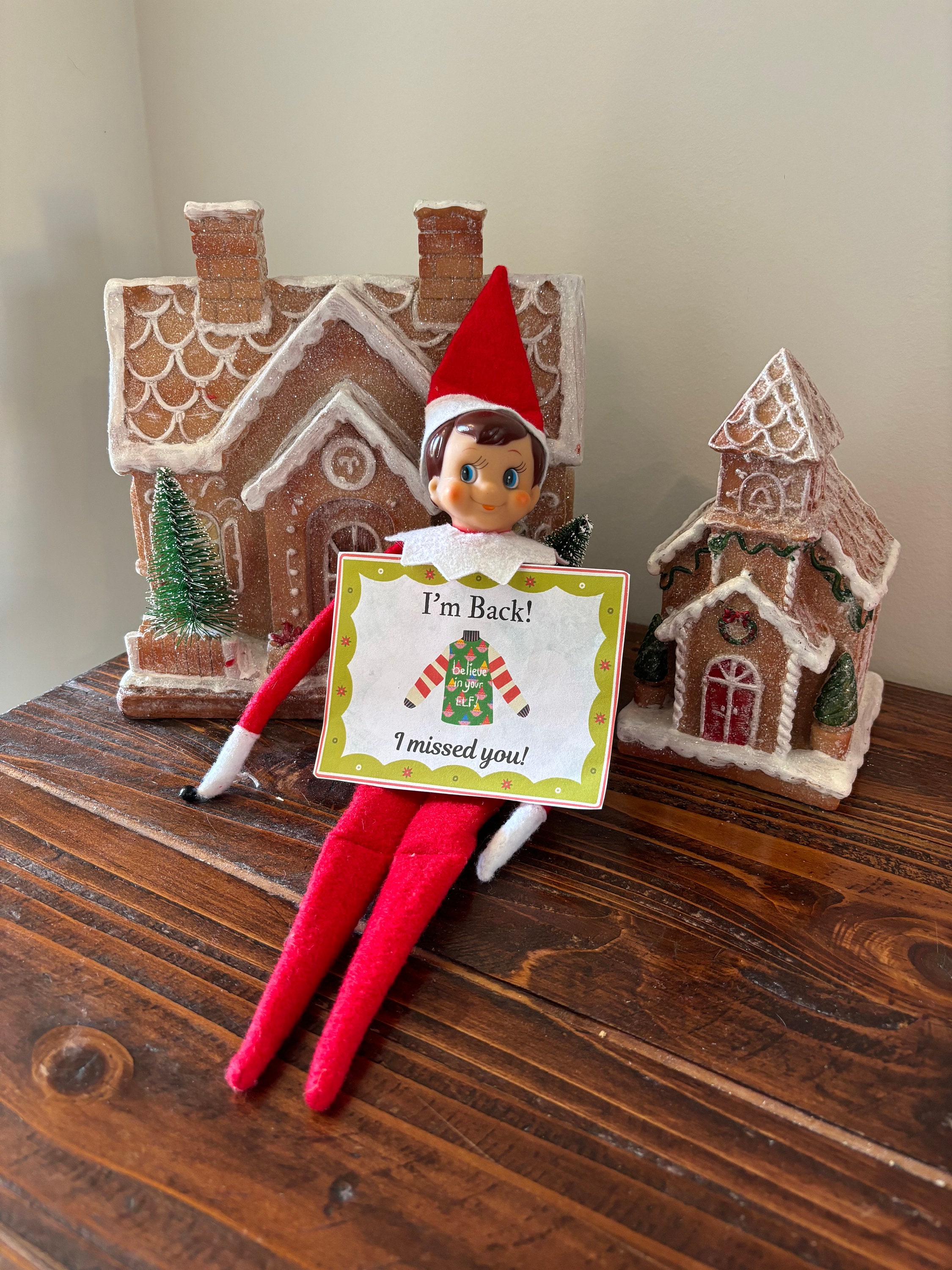Elf on the Shelf Kit, Elf Notes Printable Christmas Digital Download ...