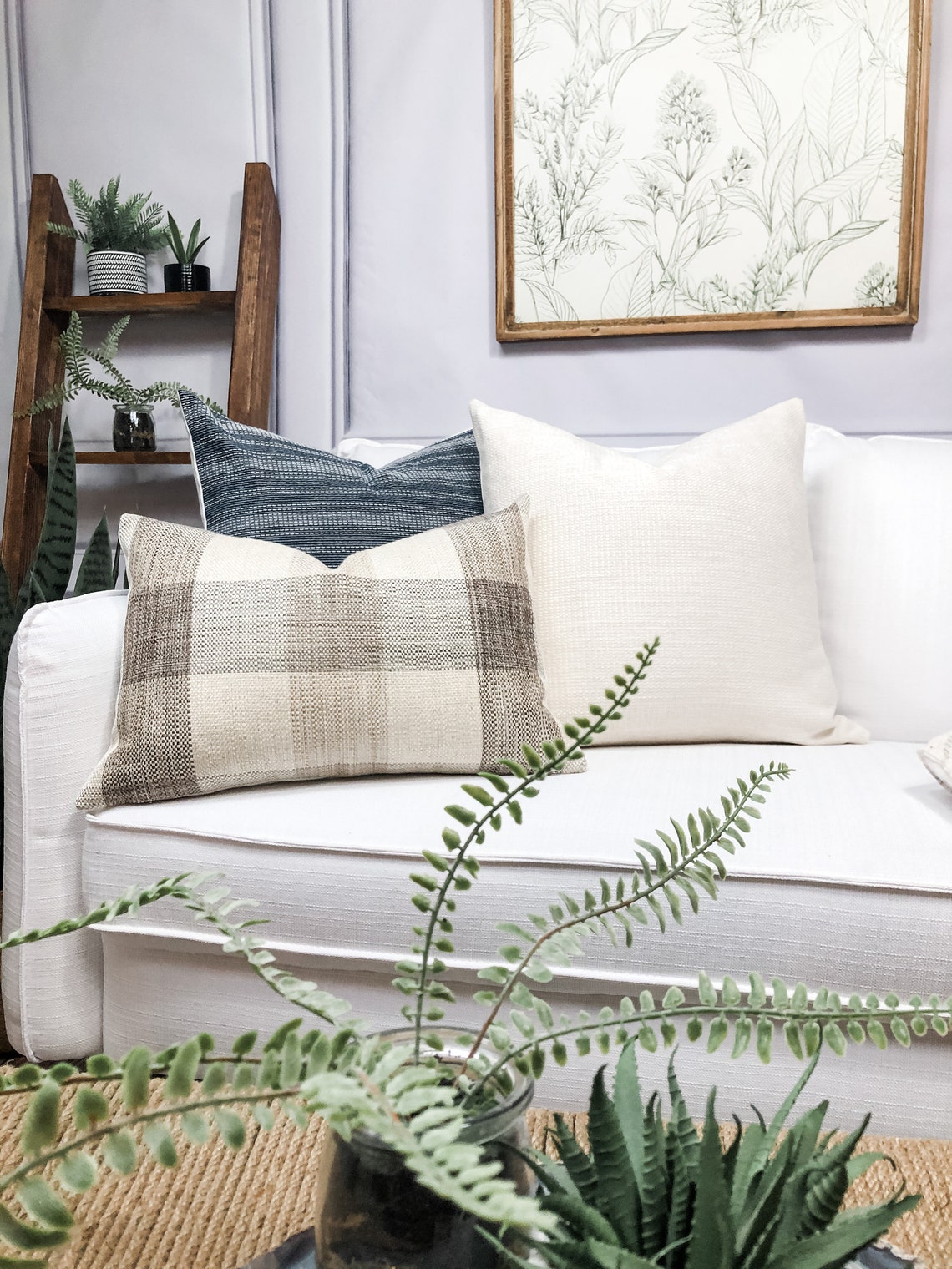 Pillow Combo Set of 3 Pillow Cover Throw Pillow Cover Etsy