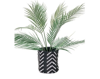 Black & White Arrow Storage Organizer: Plant Basket, Boho Farmhouse Decor