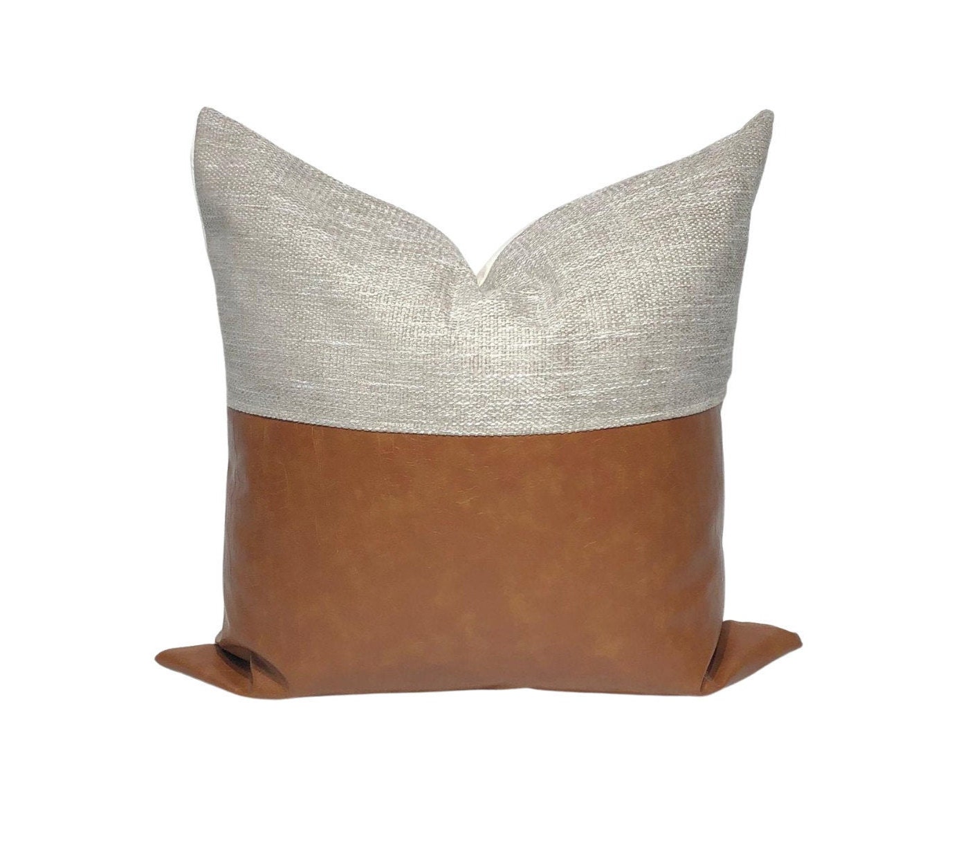 modern leather pillows