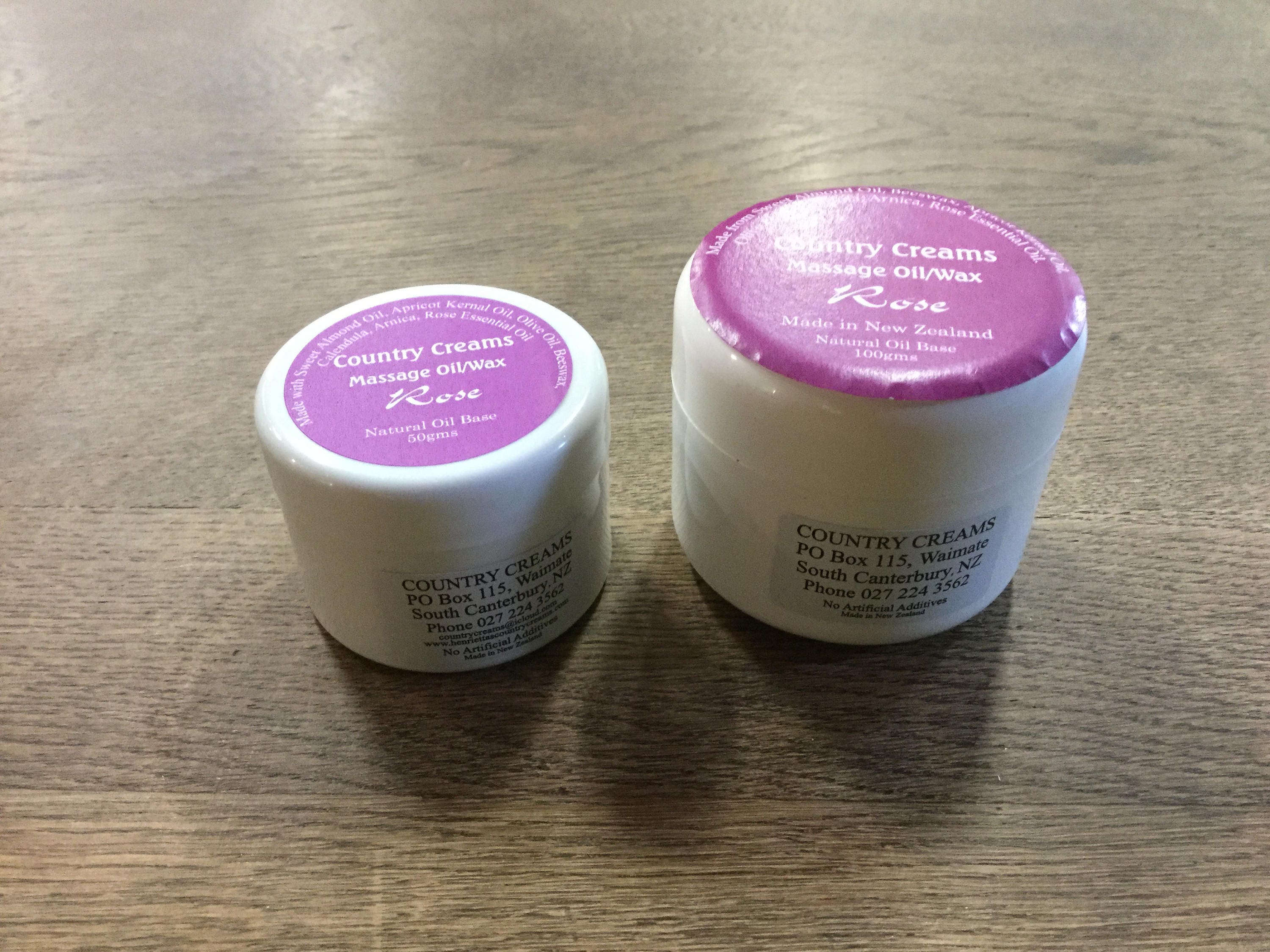 Massage Oil Cream, Moisturizer, Natural Skincare from New Zealand, Organic Skin Care