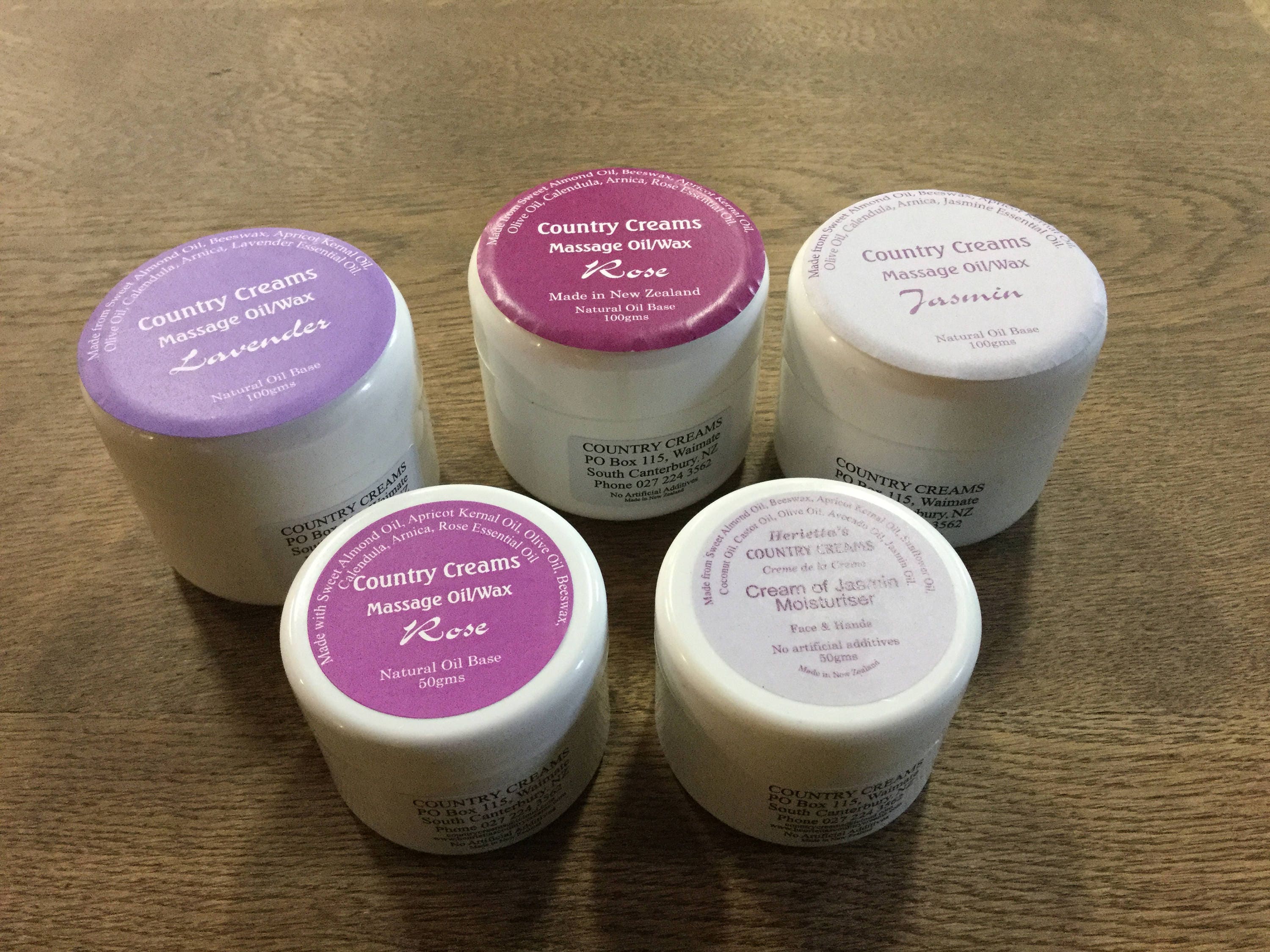 Massage Oil Cream, Moisturizer, Natural Skincare from New Zealand, Organic Skin Care