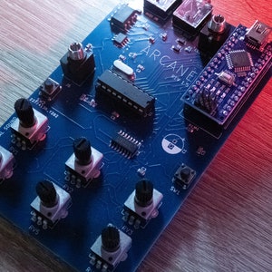 ARCANE A Generative Chiptune FM Drum Synth Fully Assembled