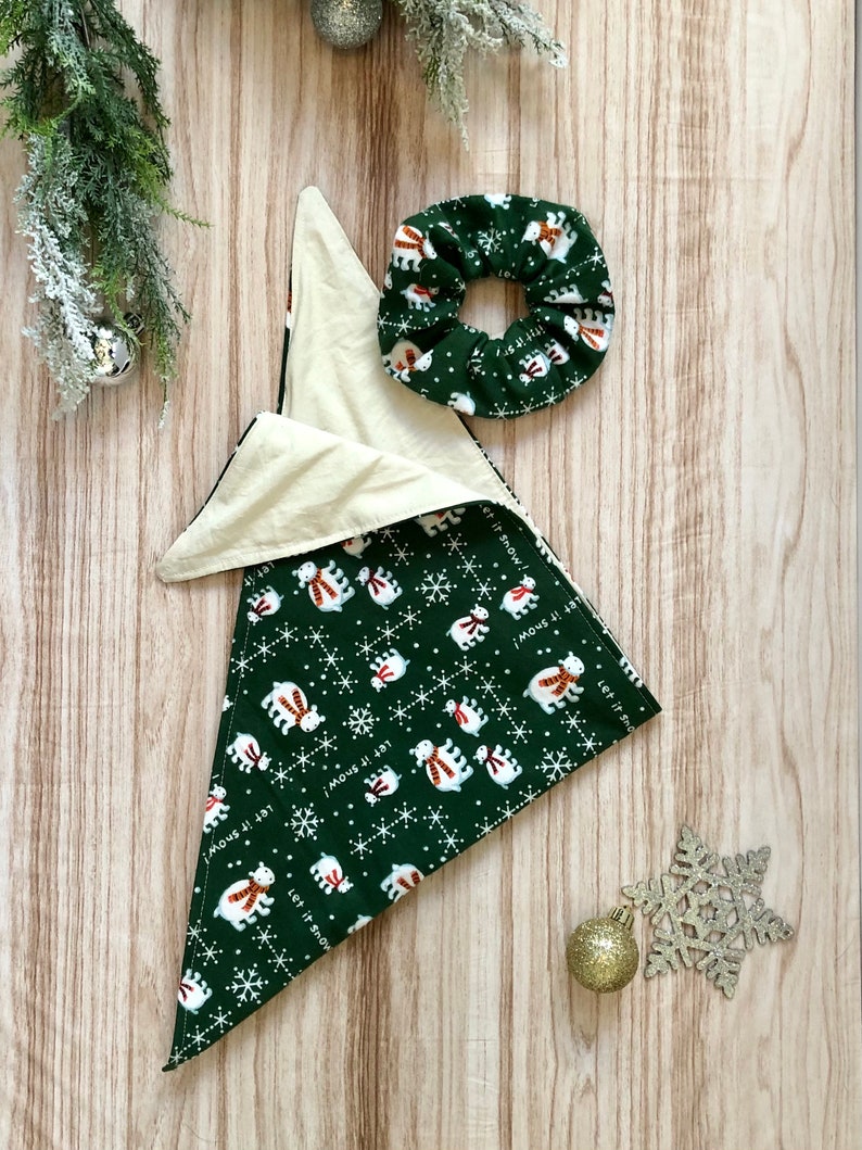 Scrunchy, Pet Bandana Holiday Set image 3