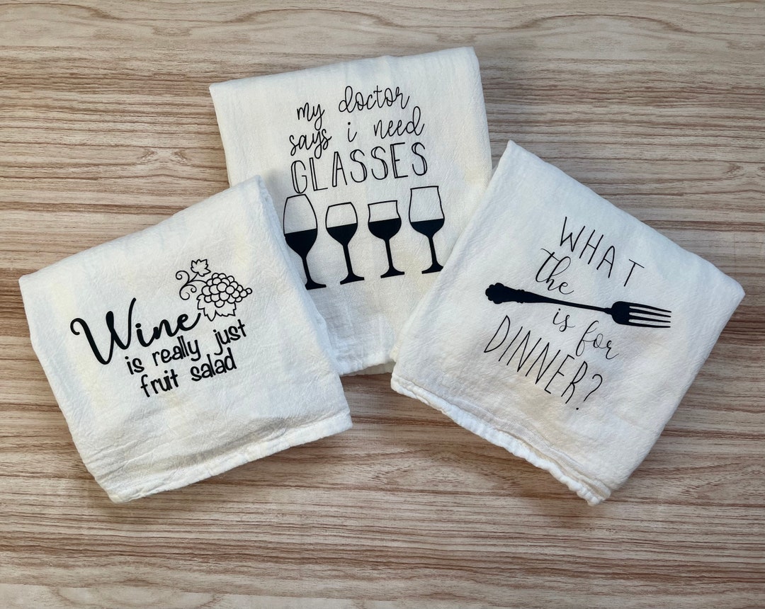 Kitchen Tea Towels, Funny Tea Towels, Kitchen Towels - Etsy