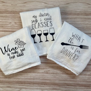 Kitchen Tea Towels, Funny Tea Towels, Kitchen Towels