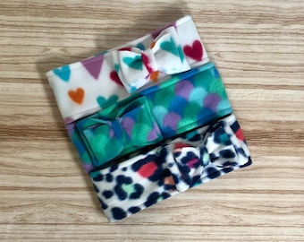 Girls Bow Ear Warmer, Fleece Headband