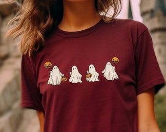 Cute Ghost Shirt, Fall Halloween Tee, Spooky Season