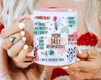 Mum's Self Love Cup, Mother's Day Gift, Affirmations Mug, Wellbeing Mug, Self Love Mug, Gift for Mum, Mum Gift, Mum Mug, Mindset mug
