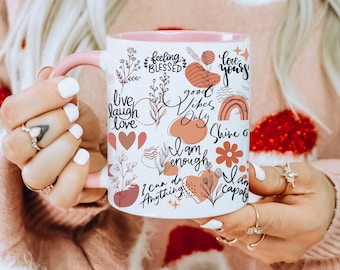 Daily Affirmation Mug, Daily reminders mug, Self care gift, Motivational  mug, Motivational gift ideas, Bridesmaid mug gift