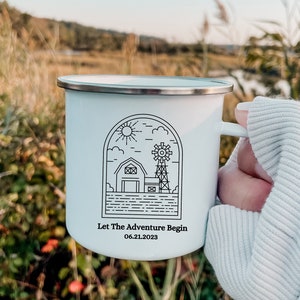 Farming Couple Engagement Mugs,Engagement Gift, Custom Wedding Mug Gift, Farming mug, newly engaged couple gifts, Custom wedding gift