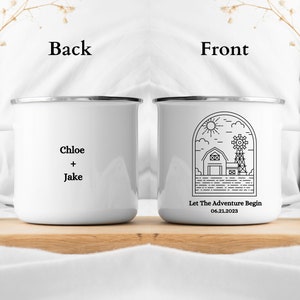 Farming Couple Engagement Mugs,Engagement Gift, Custom Wedding Mug Gift, Farming mug, newly engaged couple gifts, Custom wedding gift