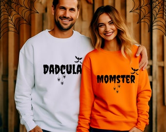 Momster Shirt, Dadcula Shirt, Momster and Dadcula Matching Halloween Shirts, Couples Halloween Shirts, Mom Halloween Shirt,Dad Halloween tee