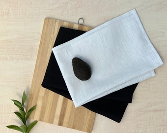 Linen tea towel, washed linen kitchen towel, natural linen dishcloths, natural linen towel, gust towel, hand towel,