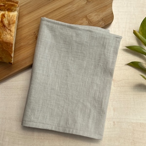 Natural linen tea towel, washed linen kitchen towel, linen dishcloths, natural linen towel, gust towel, hand towel,