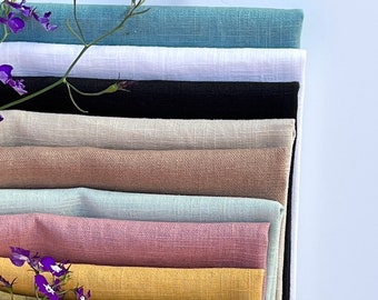 Handmade Linen Napkins: OEKO-TEX Certified Cloth, Wedding Table Decor