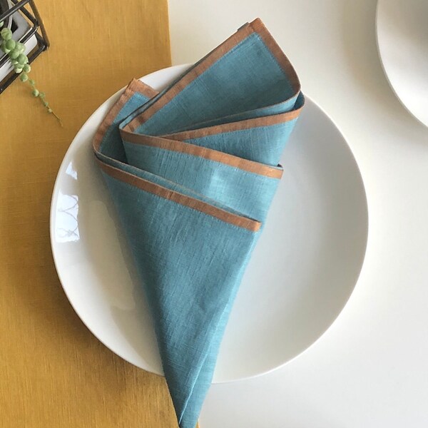 Teal Napkins Etsy UK