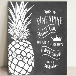 Ananas Art Ananas Citation Ananas Imprimable Ananas Etsy