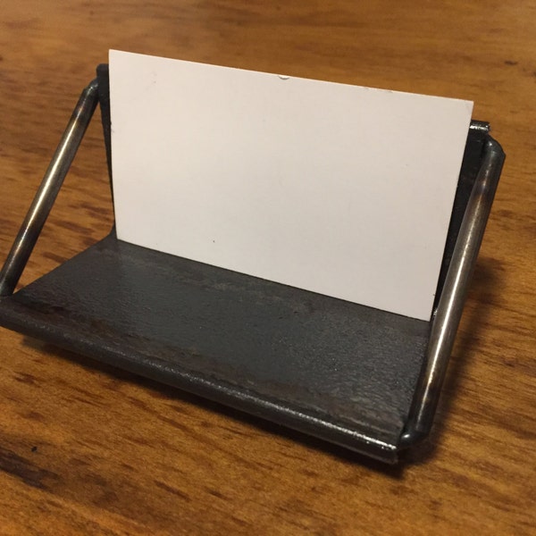 Business Card Holder Angle Iron