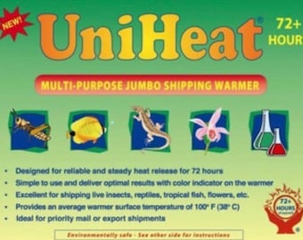 Heat Pack 72 Hour to protect plants in colder months- price reflects increase of weight and cost of heatpack-