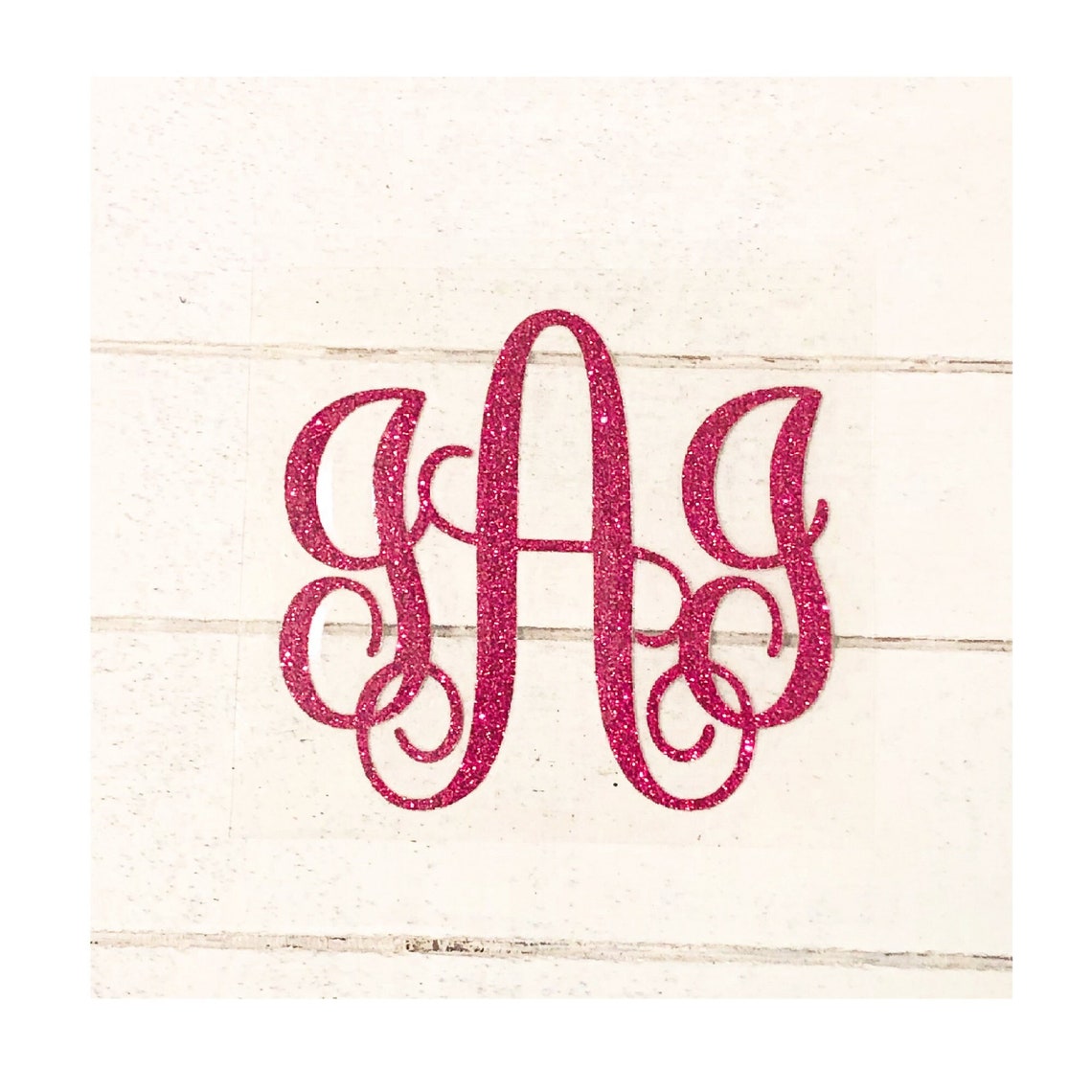 Glitter monogram iron on Iron on letters Iron on initials | Etsy
