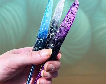 Spezialanfertigung Tentacle Häkelnadel: Handgemachte Resin Oktopus Häkelnadel