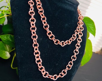 Copper Link Chain Necklace | Arthritis Relief