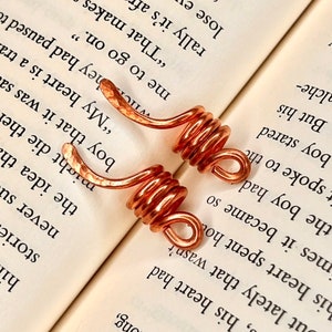 Copper Wire Wrap Dreadlock Braid Loc Hair Jewelry