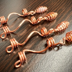 Crystal Dreadlock Loc Braid Jewelry Copper Hair Crystals Jewelry