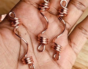 WHOLESALE Copper Loc Braid Dreadlock Jewelry (50 pieces)