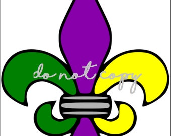 Mardi Gras Fleur de Lis