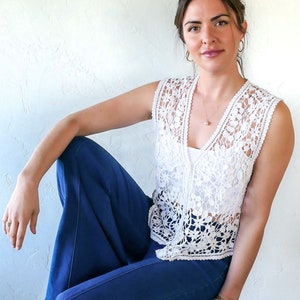Jasmine Crochet Vest image 2