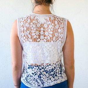 Jasmine Crochet Vest image 5