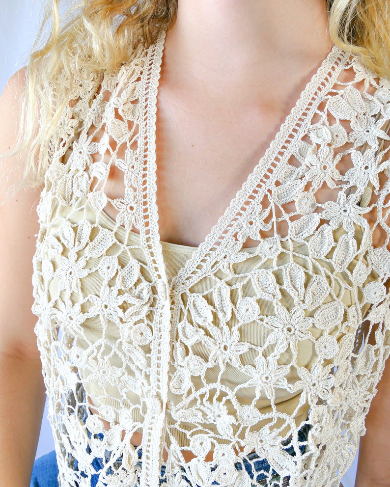 Jasmine Crochet Vest image 3