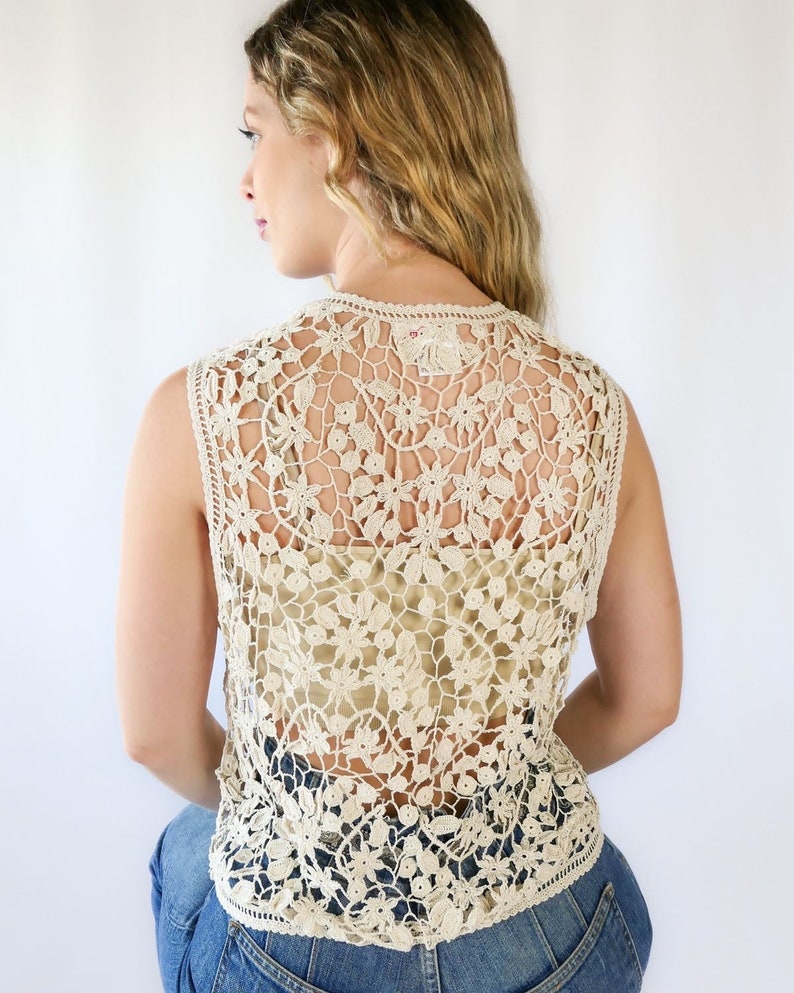 Jasmine Crochet Vest image 8