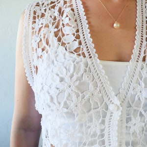 Jasmine Crochet Vest image 6