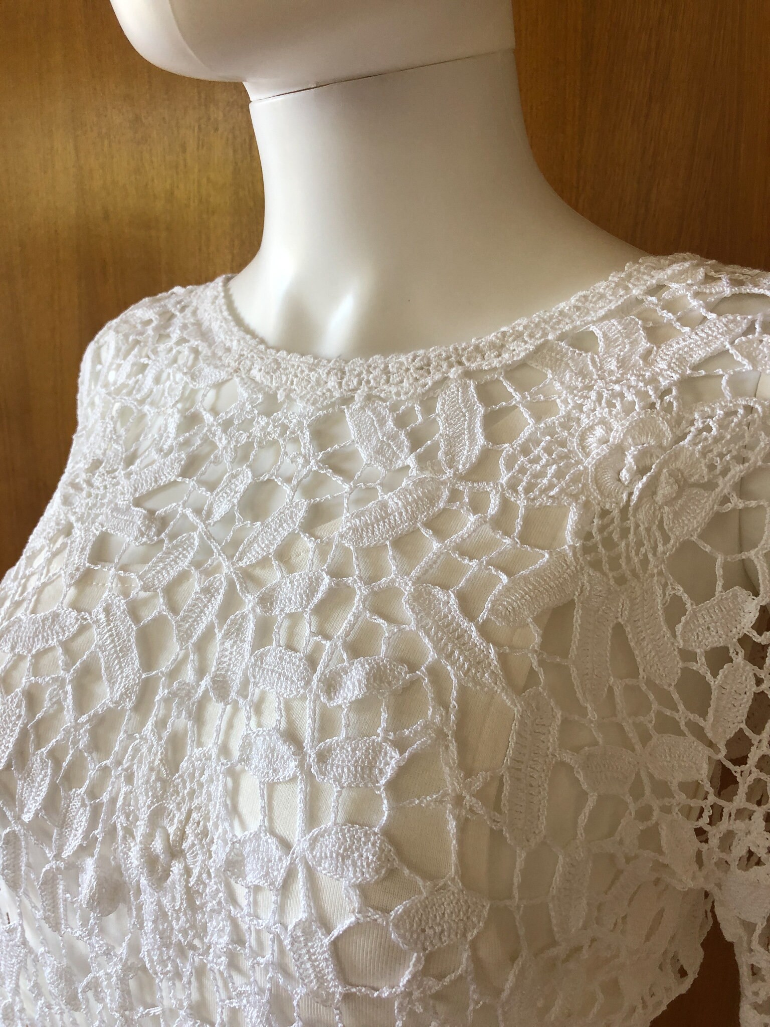 LIM'S Vintage alle Hand gemacht häkeln Hochzeitskleid | Etsy