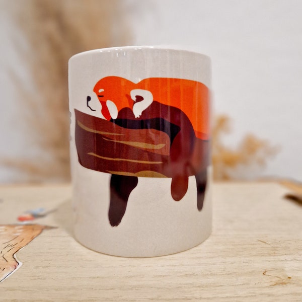 Roter Panda Tasse