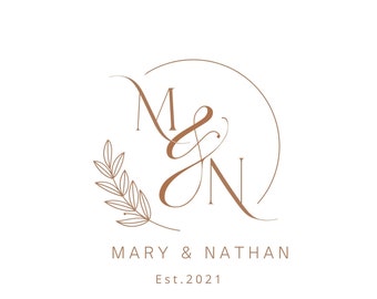 Wedding Logo Design Etsy