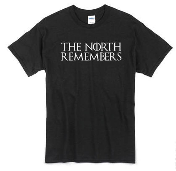 game of thrones t shirt the north remembers