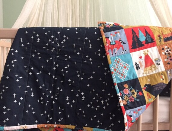 organic crib quilt