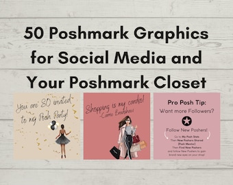 Poshmark Bundle of 50 Seller Posts, Poshmark Seller, Poshmark Sales, Poshmarks Boutique, Poshmark Digital, Reseller Tool, Poshmark Tool