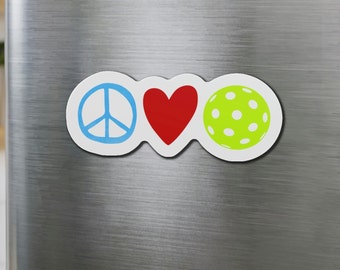 Pickleball Magnet, Pickleball Liebhaber, Vinyl Pickleball, Liebe Pickleball, Pickleball Zubehör, flexible Magnet, Pickleballer
