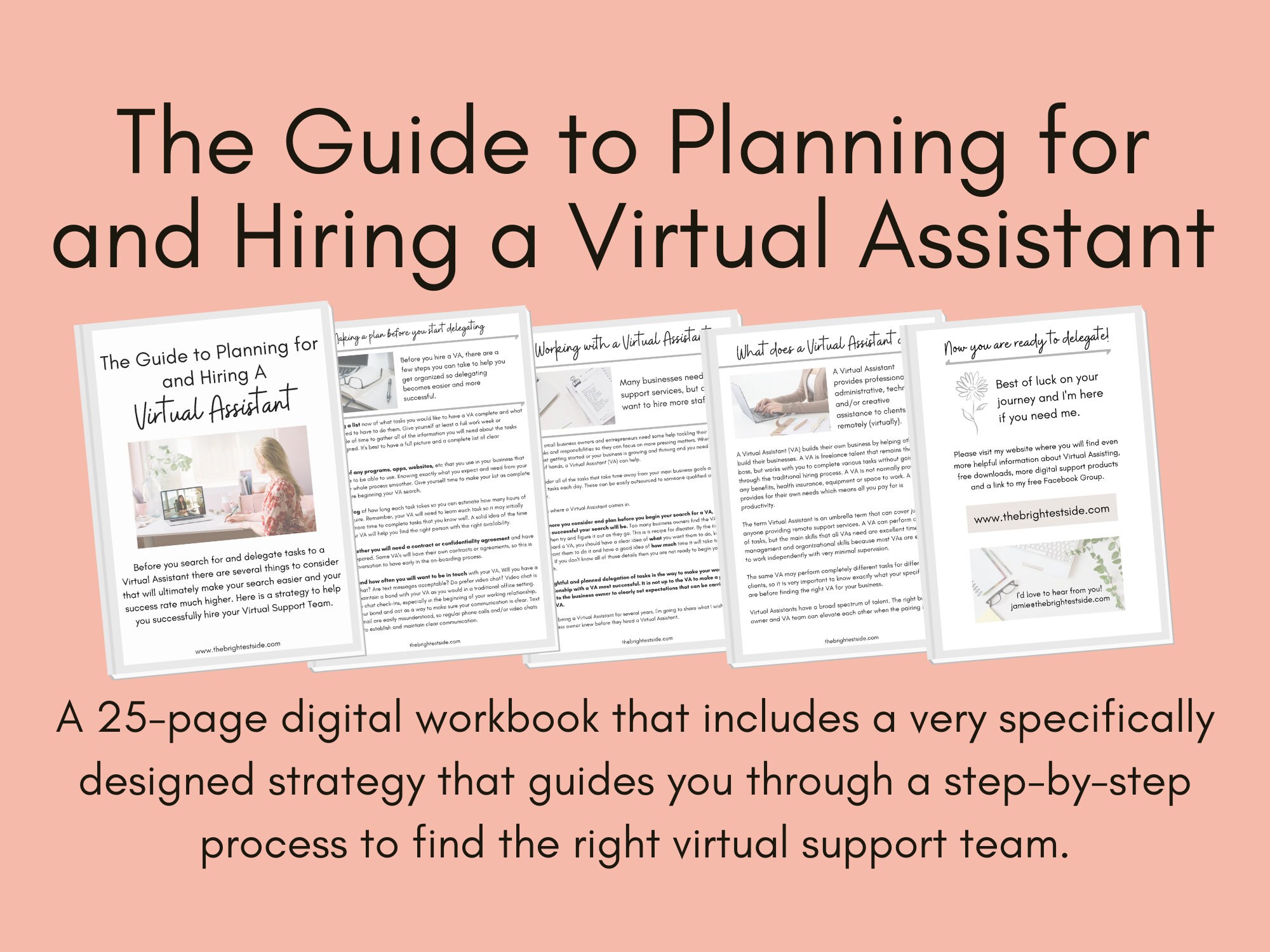 The Guide to Planning for and Hiring a Virtual Assistant, Virtual ...