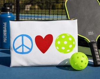 Pickleball Makeup Tasche, Pickleball Beutel, Pickleball Liebhaber, Pickleball Zahnrad, Pickleball Taschen, Pickleball Sachen, Pickleball Liebhaber, Pickleball